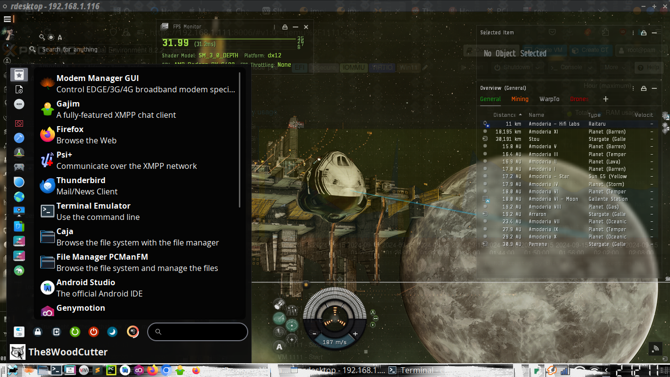 Here's proof that I have Linux, and Windows 11 and Eve Online on my 1366x786px laptop screen over RDP.  SWWWWWWWWWWEEEEEEEEEEEEEEEEETTTT